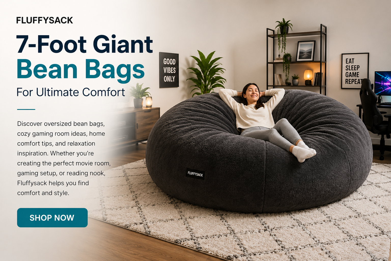 Why a 7-Foot Giant Bean Bag Is Better Than a Couch