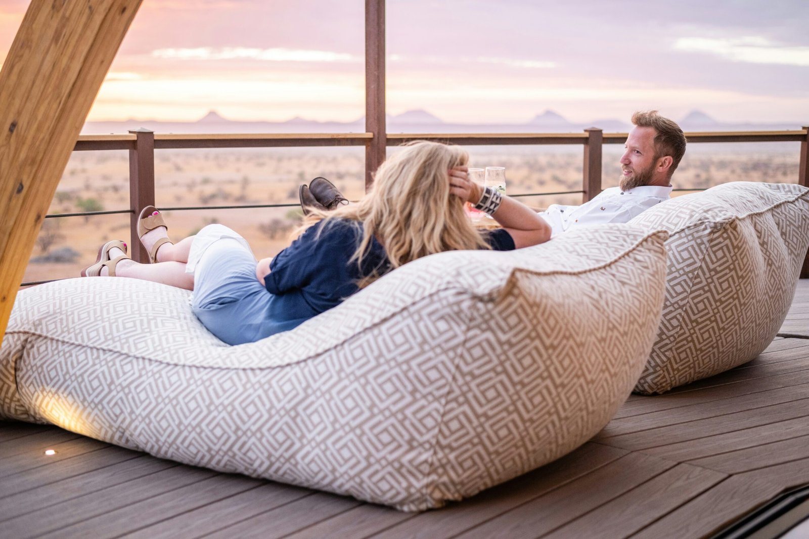 How to Turn Your Backyard Deck into a Weekend Chill Zone with a 7-Foot Giant Bean Bag