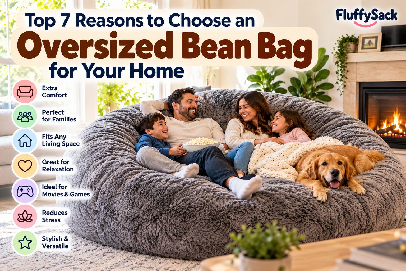 Top 7 Reasons to Choose an Oversized Bean Bag for Your Home