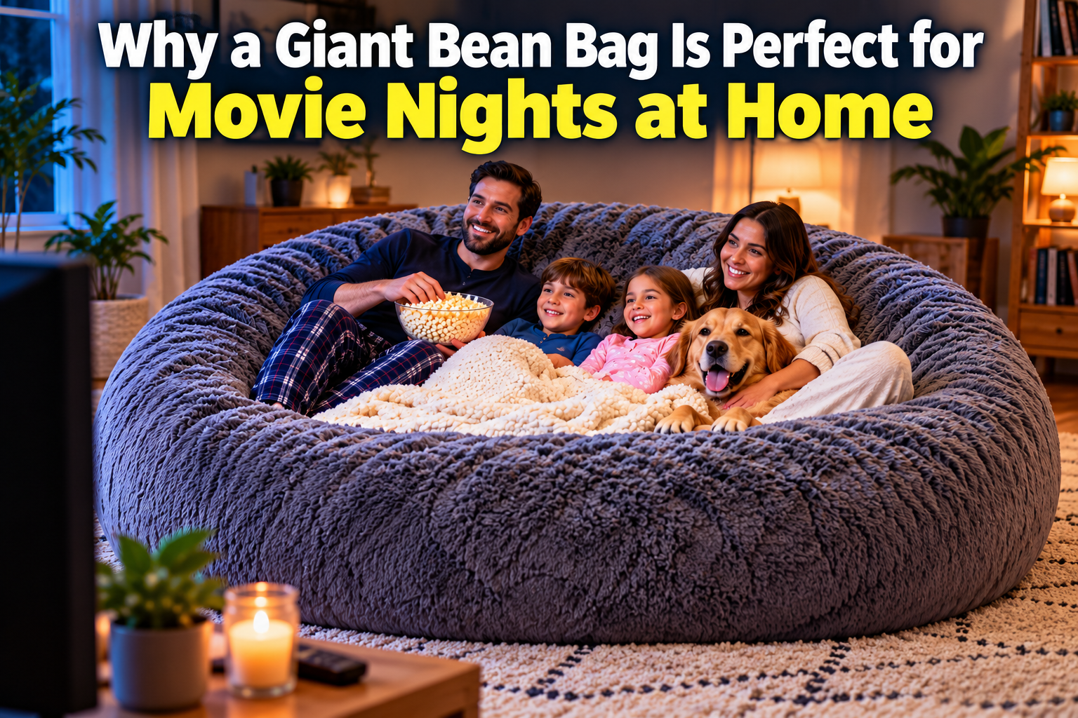 Why a Giant Bean Bag Is Perfect for Movie Nights at Home