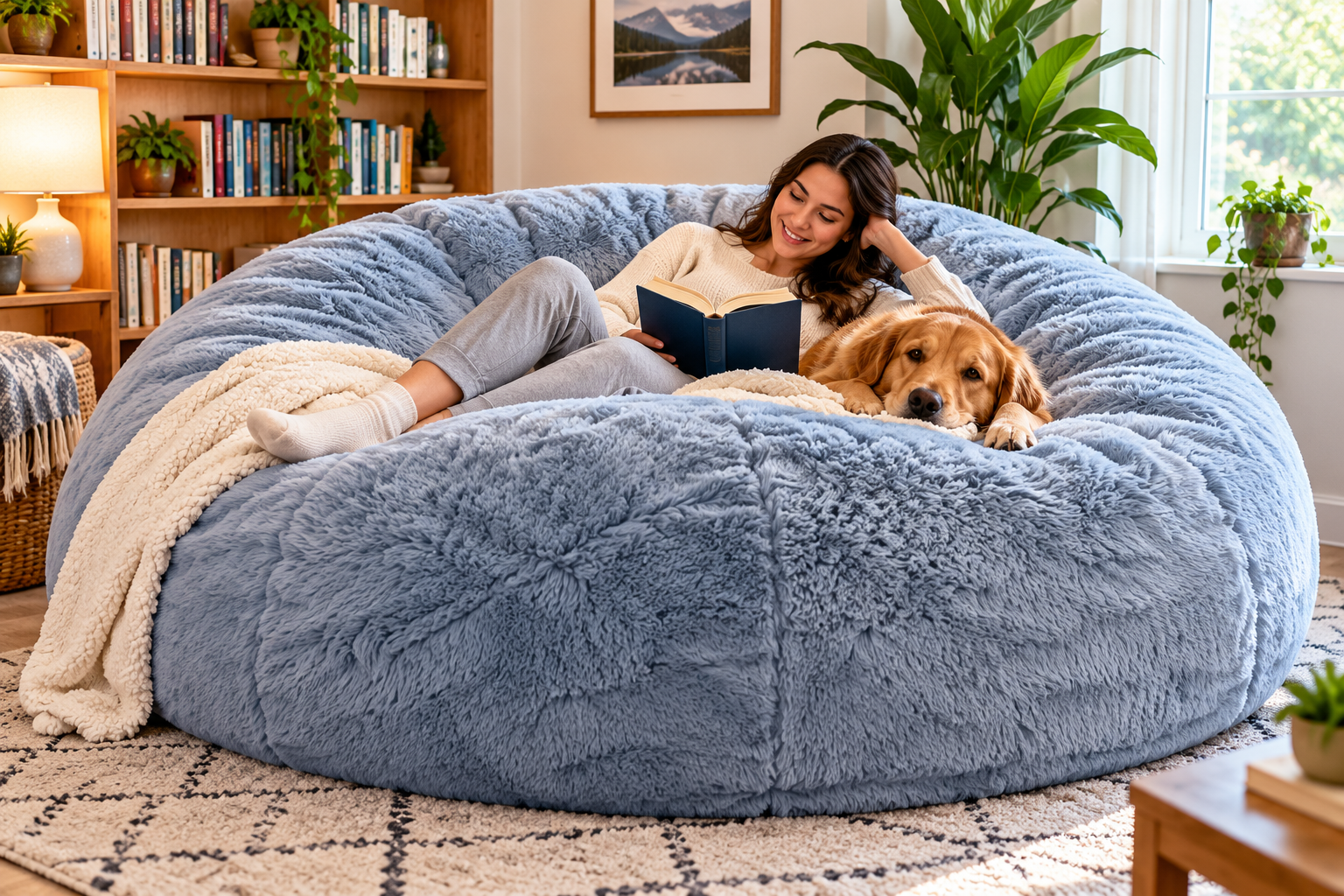 How to Turn Movie Nights into Unforgettable Memories with a 7-Foot Giant Bean Bag